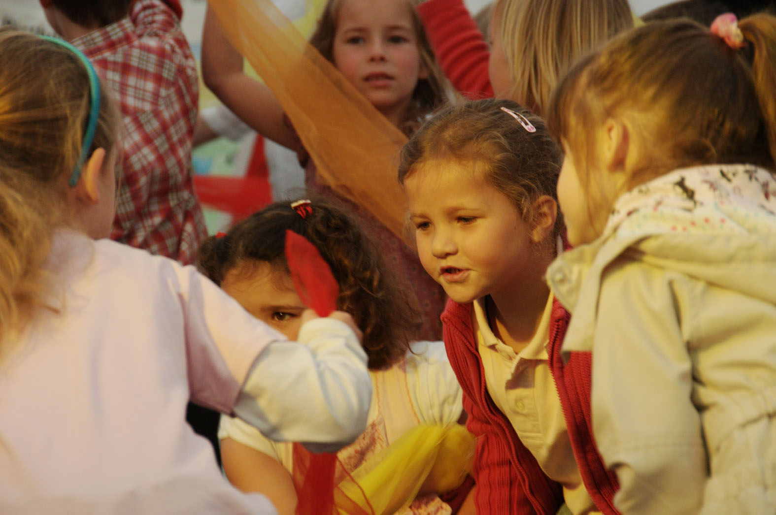 Musi-Kuss-Kinder auf dem Bruchsaler Weihnachtsmarkt