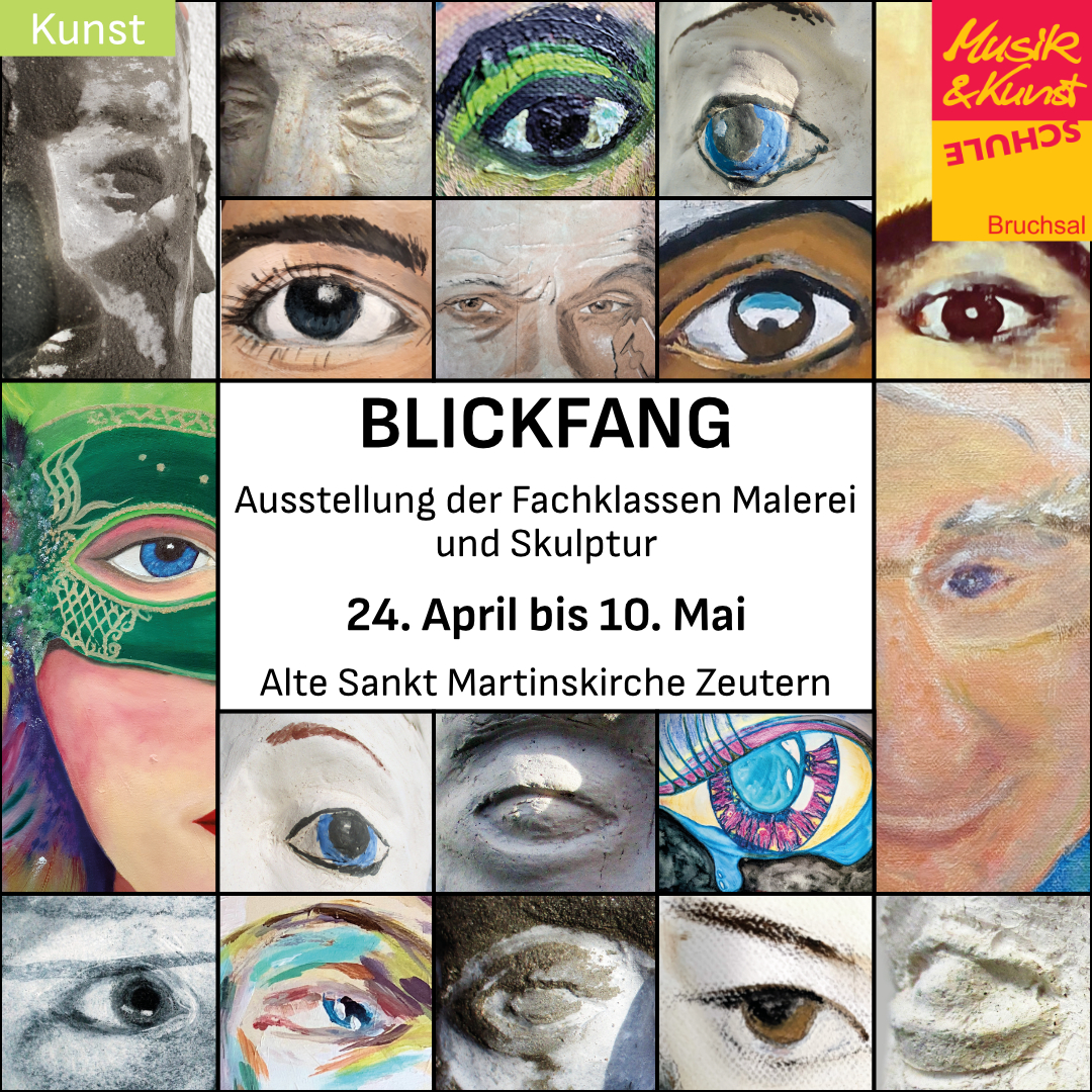 Blickfang - Ausstellung der Fachklassen Malerei und Skulptur